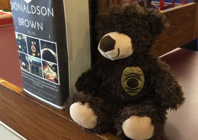 The Donaldson Brown Bear, a stuffed toy, is the unofficial mascot of the Graduate Life Center